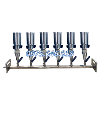 BỘ LỌC VI SINH 6 NHÁNH, CHẤT LIỆU INOX