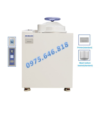 Nồi hấp tiệt trùng đứng,có sấy, có máy in tích hợp